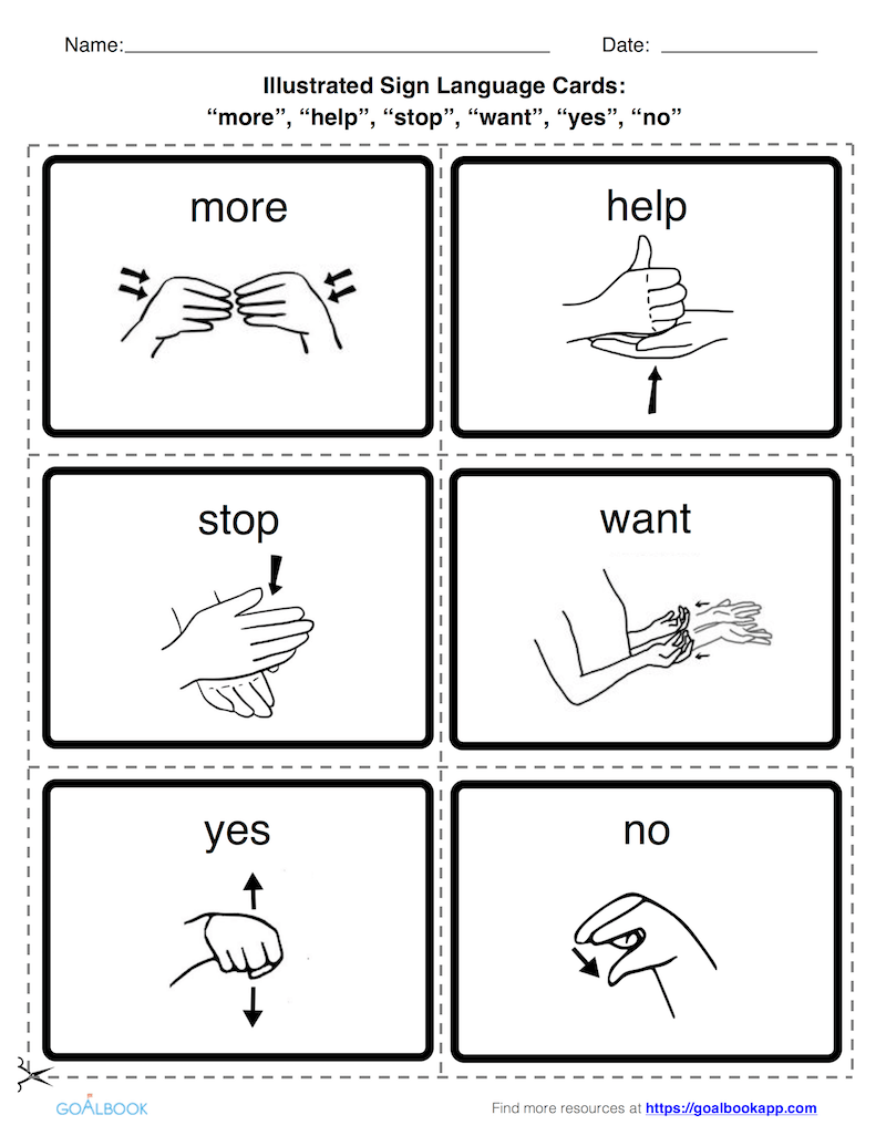 Printable Sign Language Flash Cards : This Week's Freebie On Just Another Mom Is A Free Asl Flashcards Pack